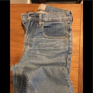 Everlane “cheeky straight” light blue denim